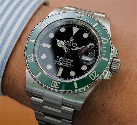 rolex with green back|rolex black and green bezel.